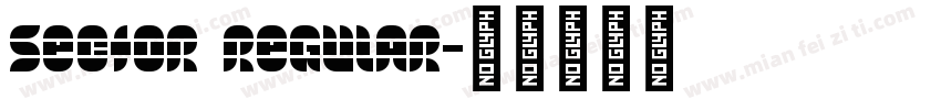 Sector Regular字体转换